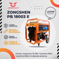 Бензиновый генератор Zongshen PB 18003 E
